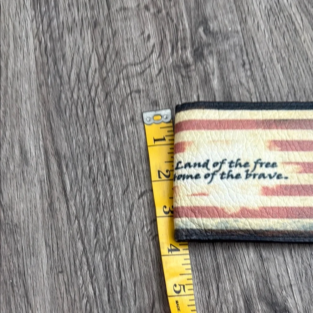 Patriotic Genuine Leather wallet Card‎ Holder